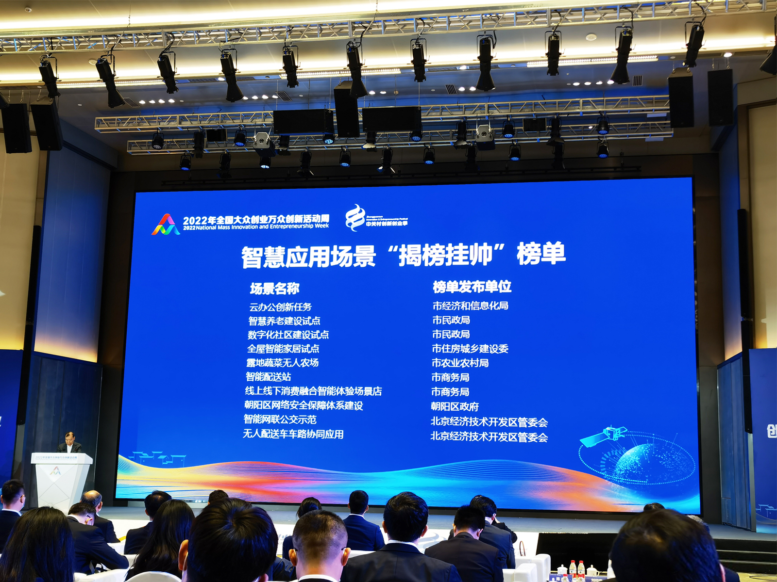 2022全國大眾創業萬眾創新活動周中關村創新創業季活動現場